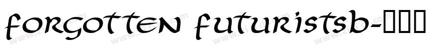 forgotten futuristsb字体转换